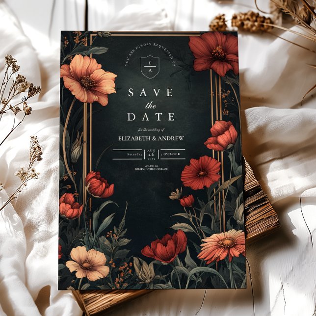 Klassische Jugendstil-Hochzeit Save The Date (Von Creator hochgeladen)