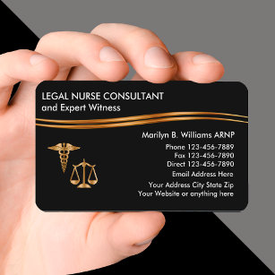 Klassische juristische Krankenversicherungskarte Visitenkarte