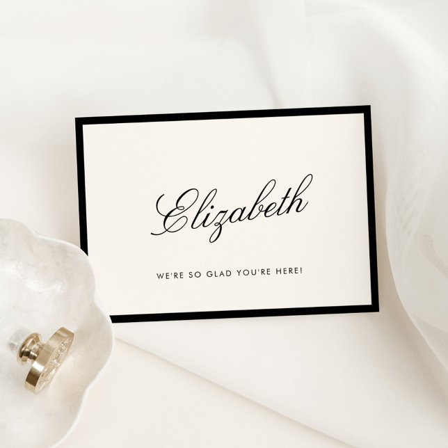 Klassische Kalligrafie Altes Geld Platzkarte Tischnummer (Von Creator hochgeladen)