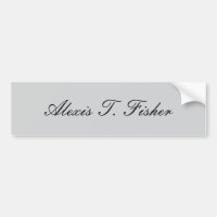Klassische Kalligrafie-Script Schlicht Simple Gray