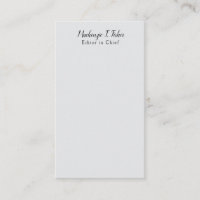 Klassische Kalligraphie Elegant Schlicht Einfach G