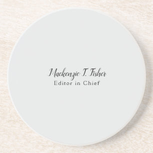 Klassische Kalligraphie Elegant Schlicht Einfach G Getränkeuntersetzer