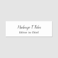 Klassische Kalligraphie Elegant Schlicht Simple Wh