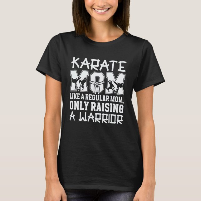 Klassische Karate-Mutter-Definition Karate Mama Ka T-Shirt (Vorderseite)