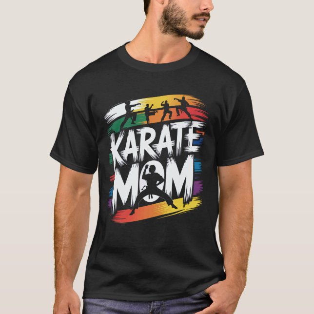 Klassische Karate-Mutter Muttertag 8 T-Shirt (Vorderseite)