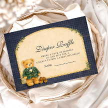 Klassische Karo-Kinderzimmer-Teddy-Windel-Verlosun