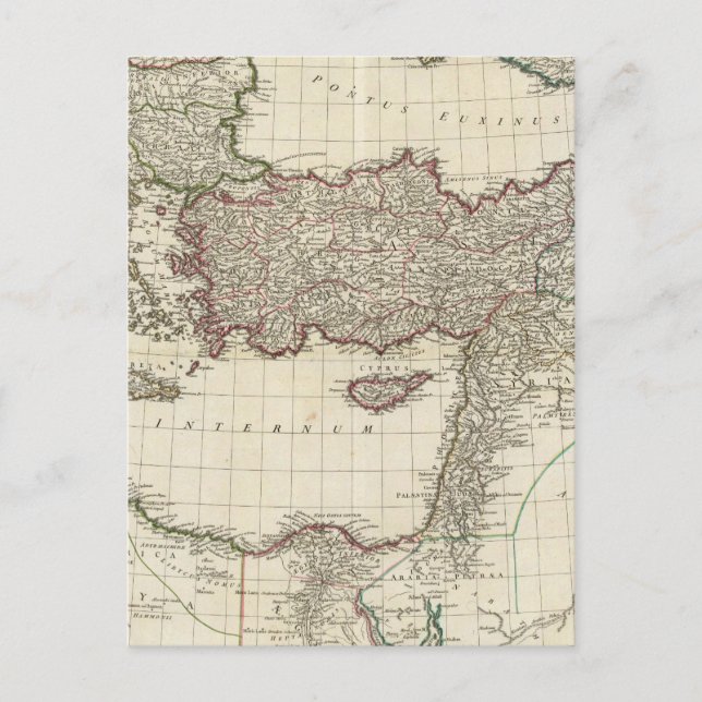 Klassische Karte von Rom (Vorderseite)