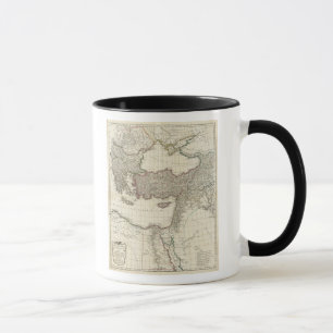 Klassische Karte von Rom Tasse