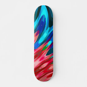 Klassische Karten für tropische Vögel Skateboard