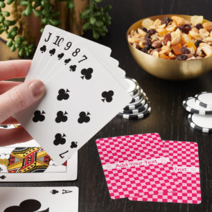 Klassische Karton mit rosa Kombination von STaylor Spielkarten