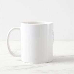 Klassische Katzen mit gebogenem Rücken � Vintage-H Kaffeetasse