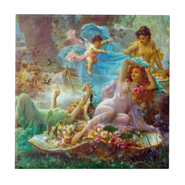 Klassische Keramik Tile Fliese (Vorderseite)