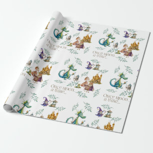 Klassische Kinder Märchen Illustrationen Geschenkpapier