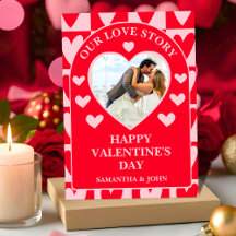 Klassische Kirschrote Herzen Valentinstag-Geschenk