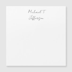 Klassische Klassische Elegante Schlichte Einfache  Magnetkarte