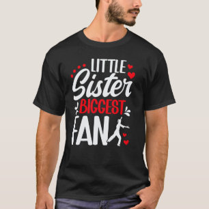 Klassische kleine Schwester größter Fan Karate Sch T-Shirt