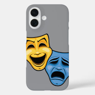 Klassische Komödien- und Tragödientheater-Masken iPhone 16 Hülle