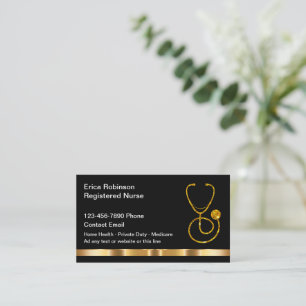 Klassische Krankenversicherungskarten Visitenkarte