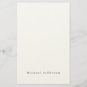 Klassische kreative Trendy Black & White Minimalis Briefpapier