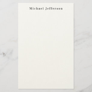 Klassische kreative Trendy Black & White Minimalis Briefpapier