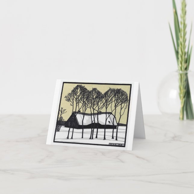 Klassische Kunst Feiertagskarte (Vorderseite)