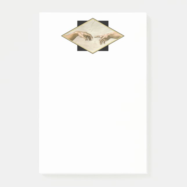 Klassische Kunst Geometrisch Post-it Klebezettel (Vorderseite)
