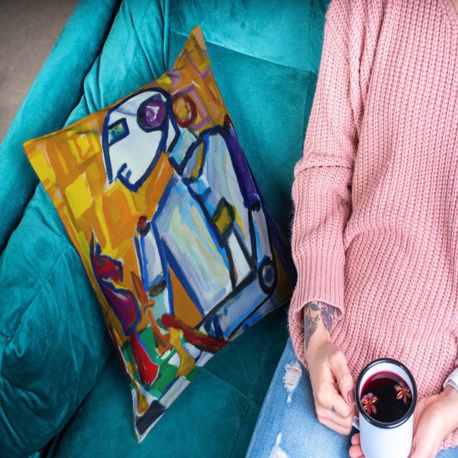 KLASSISCHE KUNST MIT ROBOTISCHER DREHUNG KISSEN (Von Creator hochgeladen)