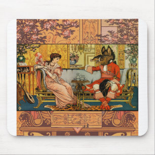 Klassische Kunstillustration von Beauty Beast Mousepad