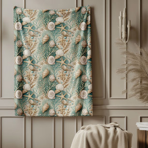 Klassische Küstenwarme und einladende Atmosphäre Fleecedecke