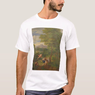 Klassische Landschaft mit Mercury, welches das Bi T-Shirt