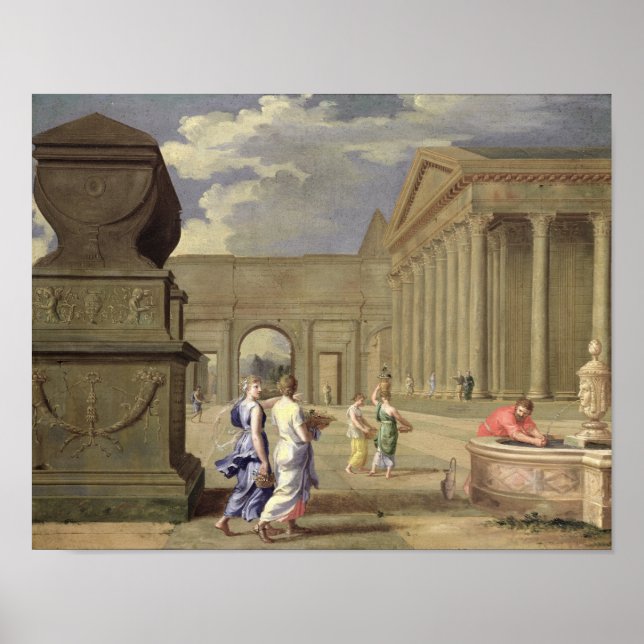 Klassische Landschaft Poster (Vorne)