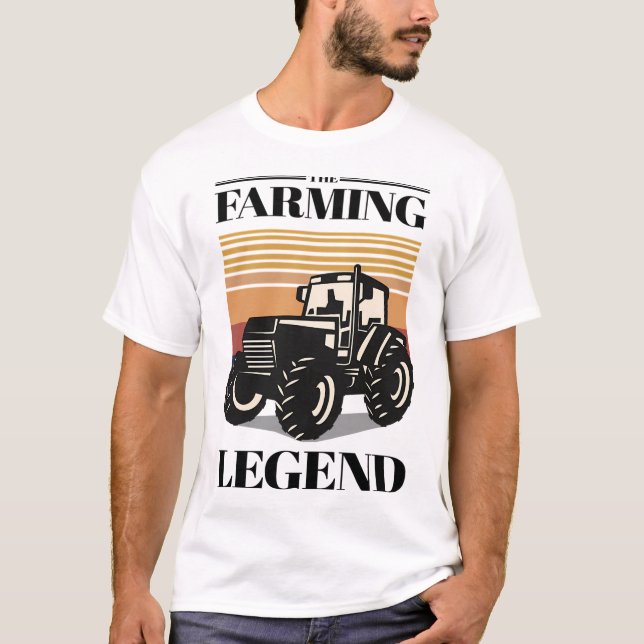 Klassische Landwirtschaftliche Legende T-Shirt (Vorderseite)