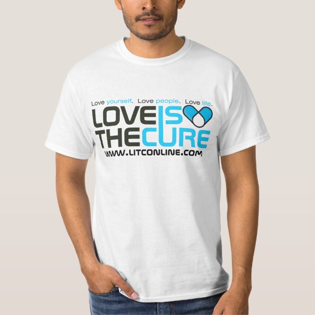 Klassische Liebe ist das Heilungs-Logo-T-Shirt T-Shirt (Vorderseite)