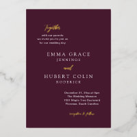 Klassische Lila Hochzeit