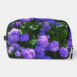 Klassische Lila Hydrangea Toilettenbeutel Waschbeutel
