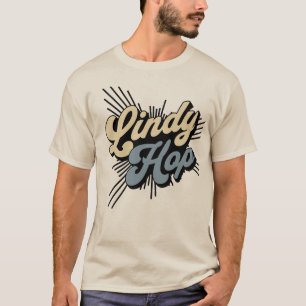 Klassische Lindy Hop Swing Dancing Liebhaber T-Shirt