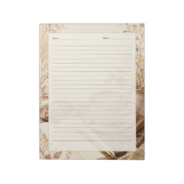 Klassische linierte Journalseite Notizblock