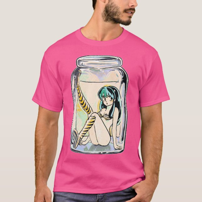Klassische Lum Invader Flasche T-Shirt (Vorderseite)