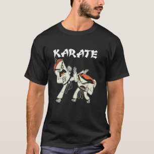 Klassische lustige Karate-Kampf-Teetassen T-Shirt
