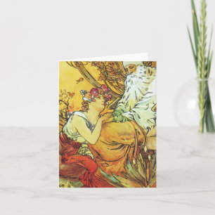 Klassische Malerei Feiertagskarte