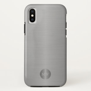 Klassische Männer Business beruflich Silber Monogr Case-Mate iPhone Hülle