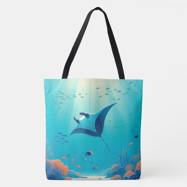 Klassische, Mantarochen-Küstenkunst (Vorderseite)