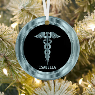 Klassische medizinische 👨 ‍ ⚕️ - Schwarz  Ornament Aus Metall