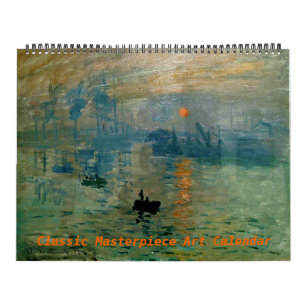 Klassische Meisterwerke der Kunst Kalender