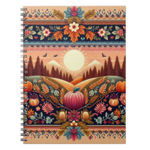 Klassische Messe Herbst/Herbst Notizblock
