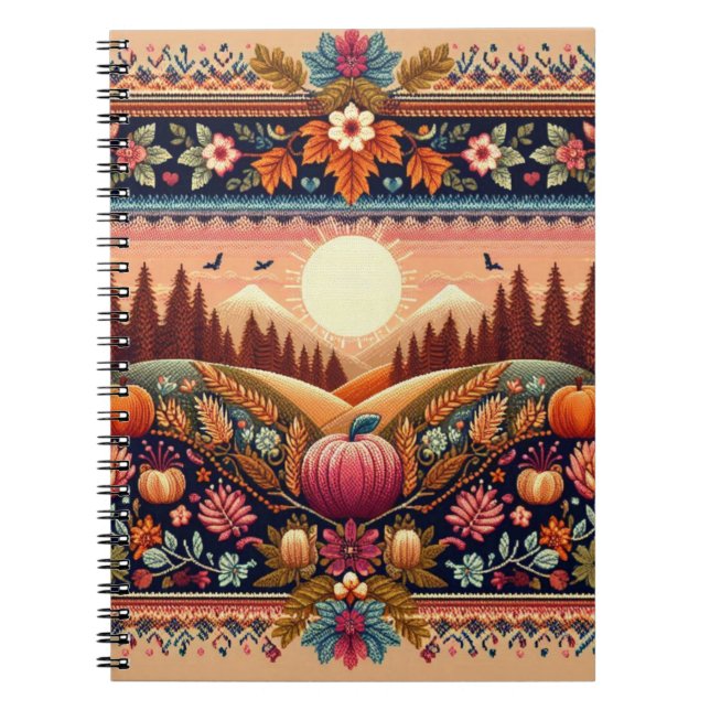 Klassische Messe Herbst/Herbst Notizblock (Vorderseite)
