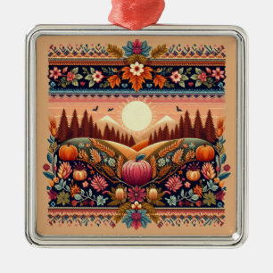 Klassische Messe Herbst/Herbst Ornament Aus Metall