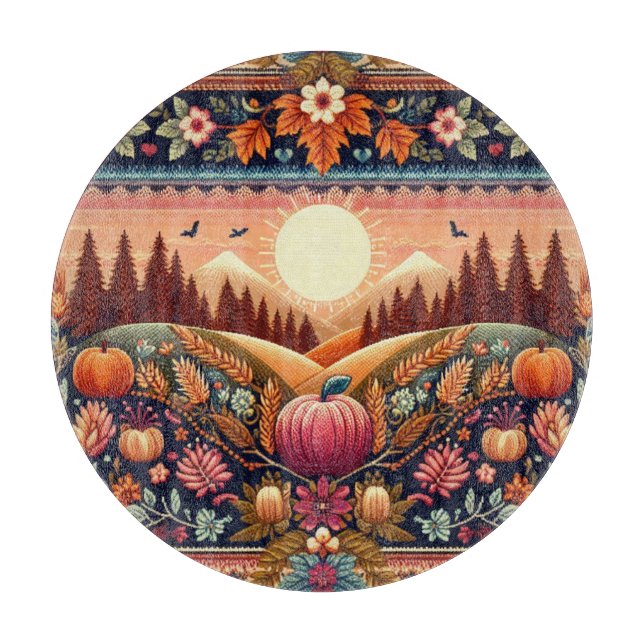 Klassische Messe Herbst/Herbst Schneidebrett (Vorderseite)