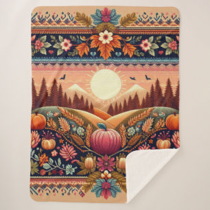 Klassische Messe Herbst/Herbst Sherpadecke