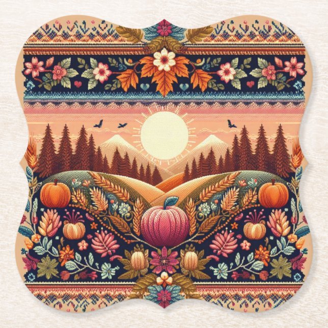 Klassische Messe Herbst/Herbst Untersetzer (Vorderseite)